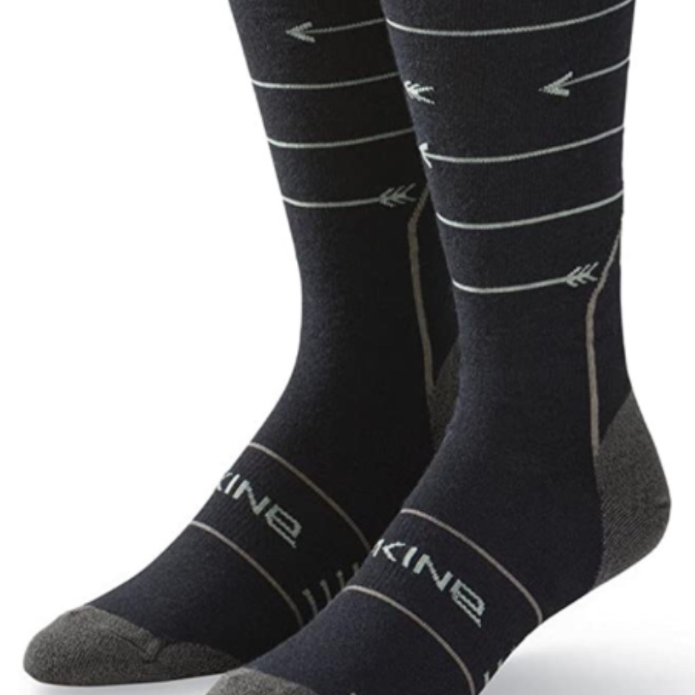 Dakine Men's Men's Thinline Sock, Black Jungle M/L